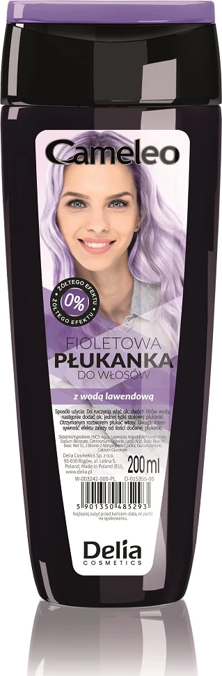 Ujë për shpëlarje flokësh Cameleo Lavender Water 02 Purple për femra, 200ml