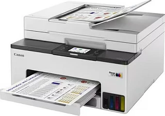 Printer multifunksional Canon MAXIFY GX2051 MegaTank, Inkjet me ngjyra, A4, 4-në-1, bardhë/gri