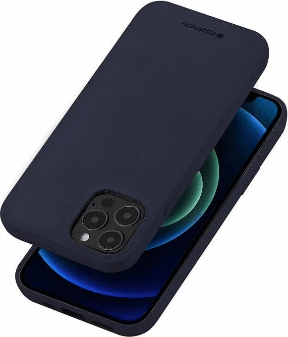Mbështjellës Goospery Soft Feeling Silicone MPN 18181 për iPhone 15 Plus, blu