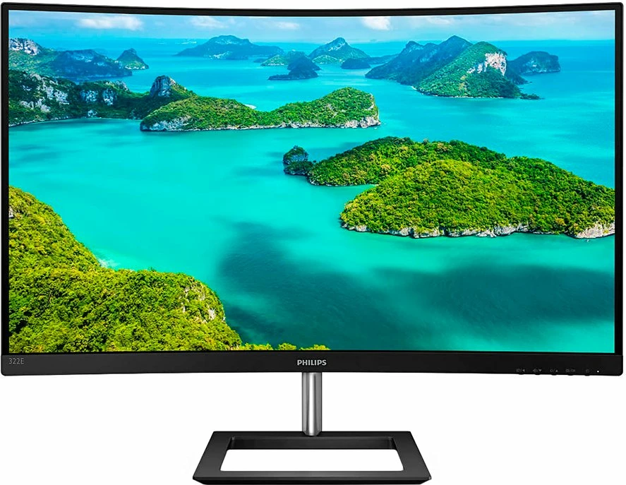 Monitor PHILIPS 325E1C 31.5\" i lakuar QHD 2560x1440, VA, 75Hz, 4ms, FreeSync, i zi