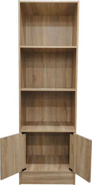 Raft librash Tekaro, ngjyrë sonoma, 57x33x180cm