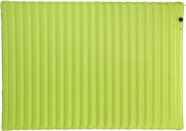 Dyshek me ajër dopio BRUNNER Alveo Double 0412028N 220x142 cm, me çantë, jeshile