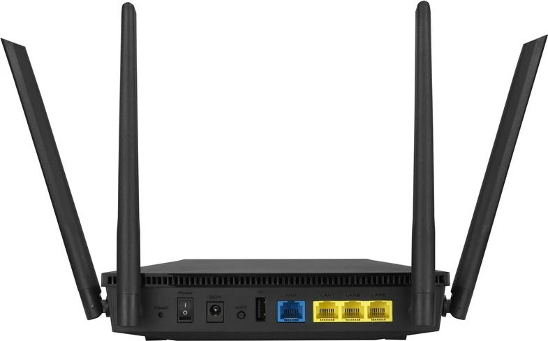 ASUS RT-AX53U wireless router Gigabit Ethernet Dual-band (2.4 GHz / 5 GHz) Black