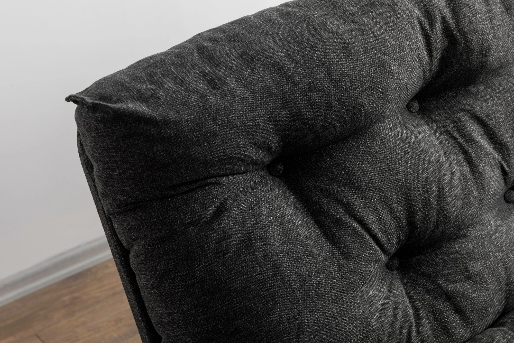 Divan-krevat treshe, Atelier del Sofa, Saki, ngjyrë gri e errët
