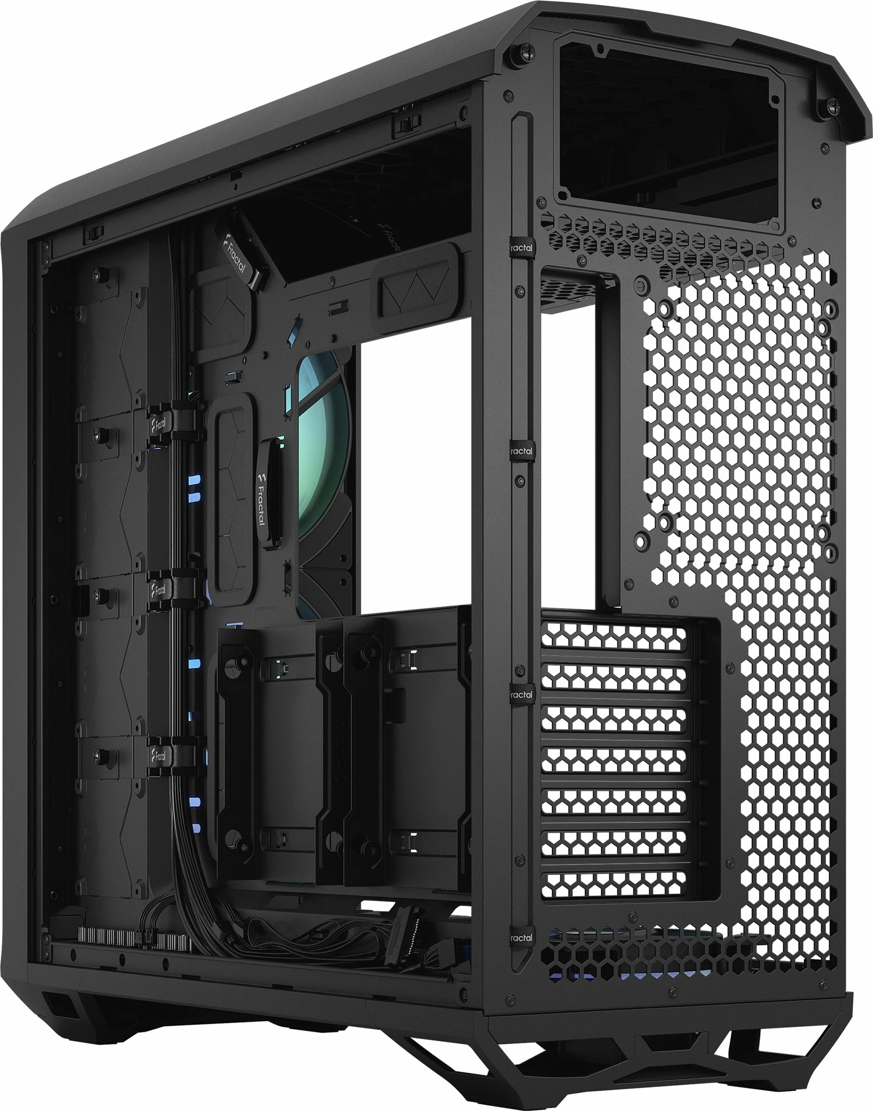 Kasë Fractal Design Torrent RGB TG Light Tint FD-C-TOR1A-04, Full Tower, e zezë
