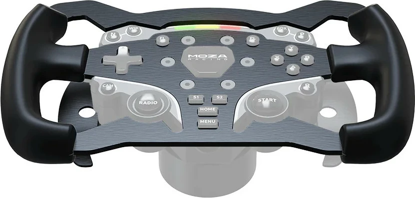 Timón formule për simulator garash Moza ES RS032 28 cm, i zi