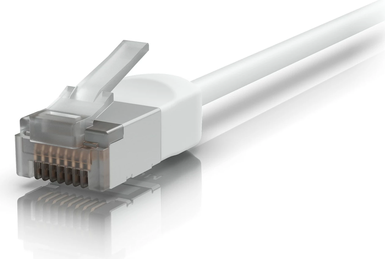 Kabllo rrjeti Ubiquiti UACC-Cable-Patch-Outdoor-C6A-5M-W, Cat6a, 5 m, RJ-45, 10GbE, e bardhë