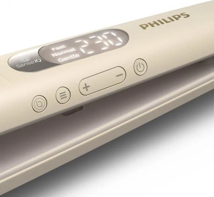 Heqës i drejtë për flokët Philips SenseIQ BHS838/00, ngjyrë bezh