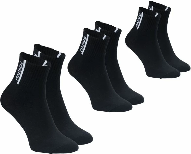 Çorape të shkurta Fitanu për meshkuj/femra, të zeza