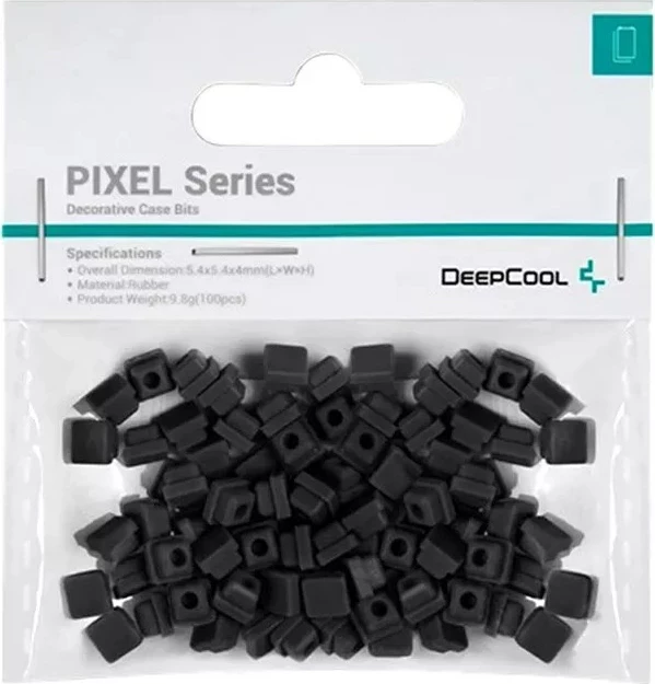 Aksesorë dekorativë për kasë DeepCool PIXEL, 100 copë, të zeza