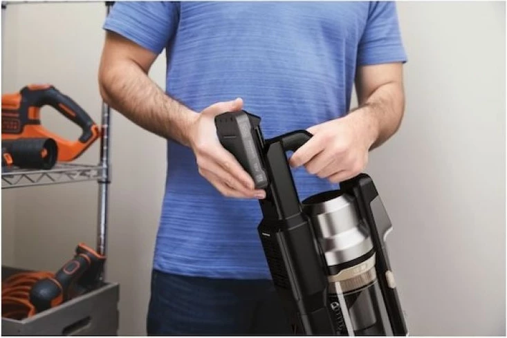 Fshesë elektrike pa kabllo BLACK+DECKER BSV525BLP-QW, e zezë