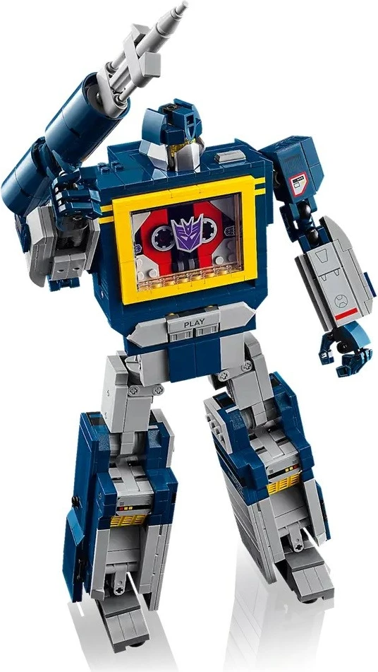 Set LEGO ICONS Transformers Soundwave 10358, për të rritur, 1508 pjesë