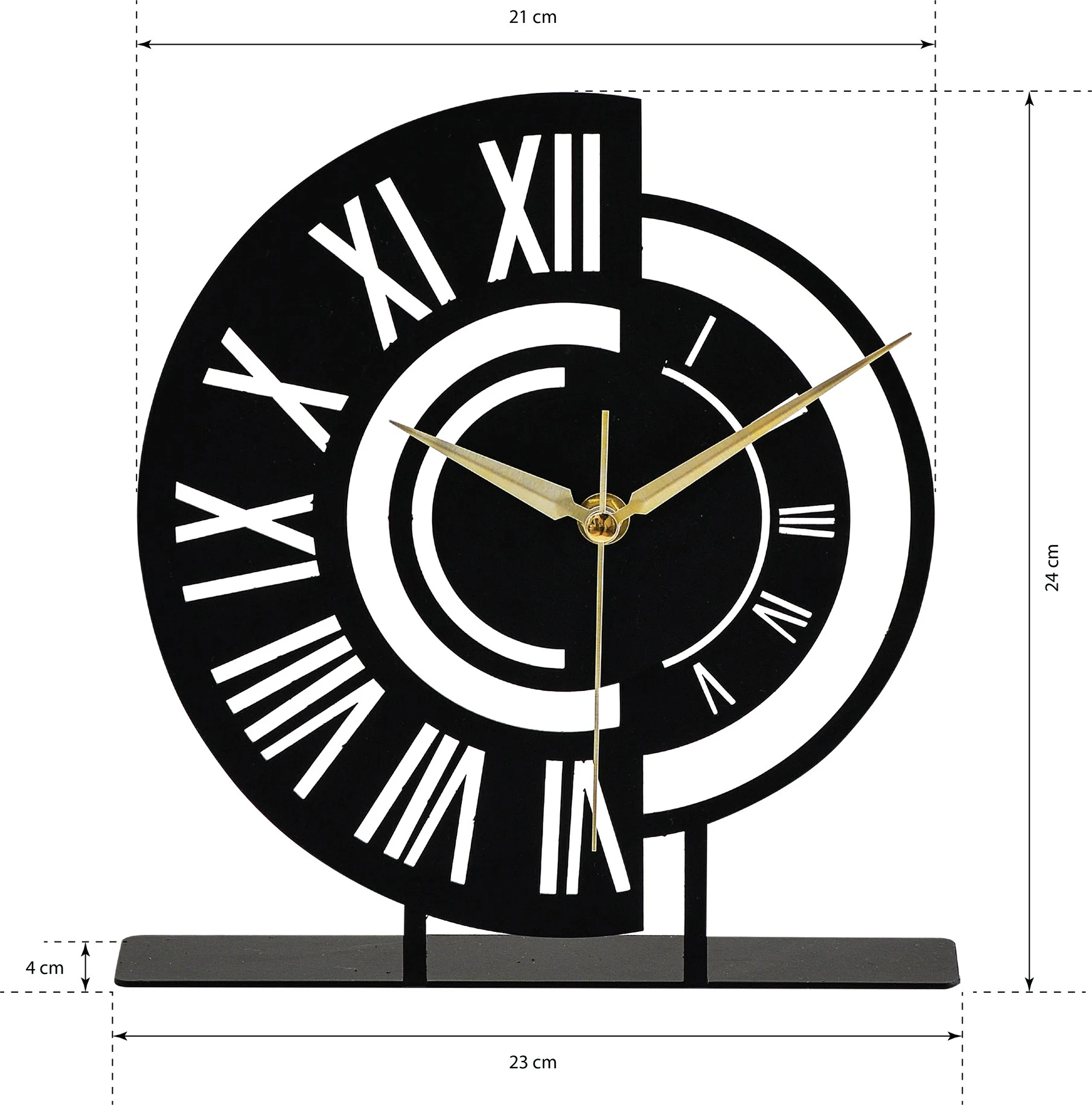 Orë dekorative Aberto Design, Ruota, e zezë