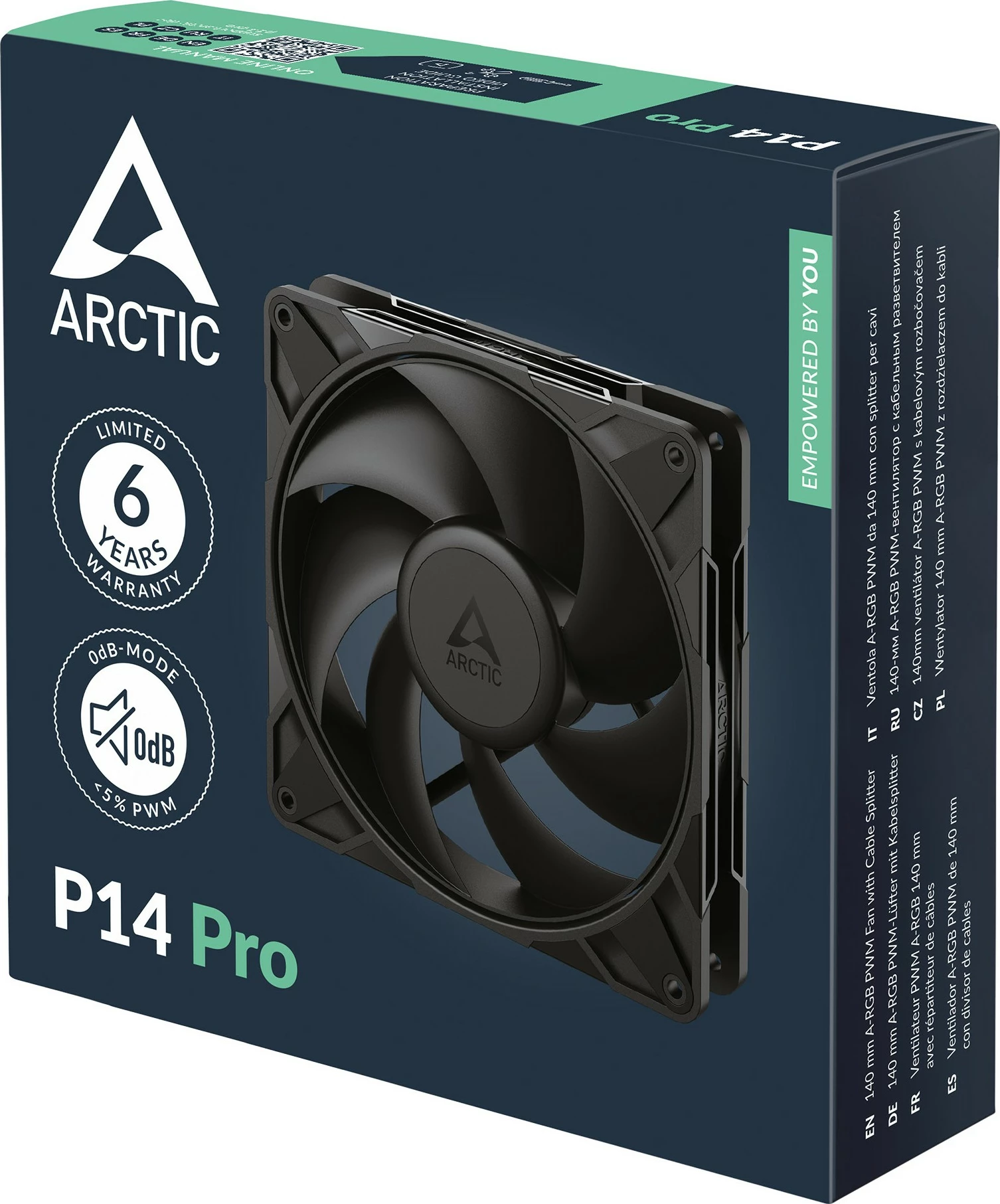 Ventilator kase ARCTIC P14 Pro, i zi