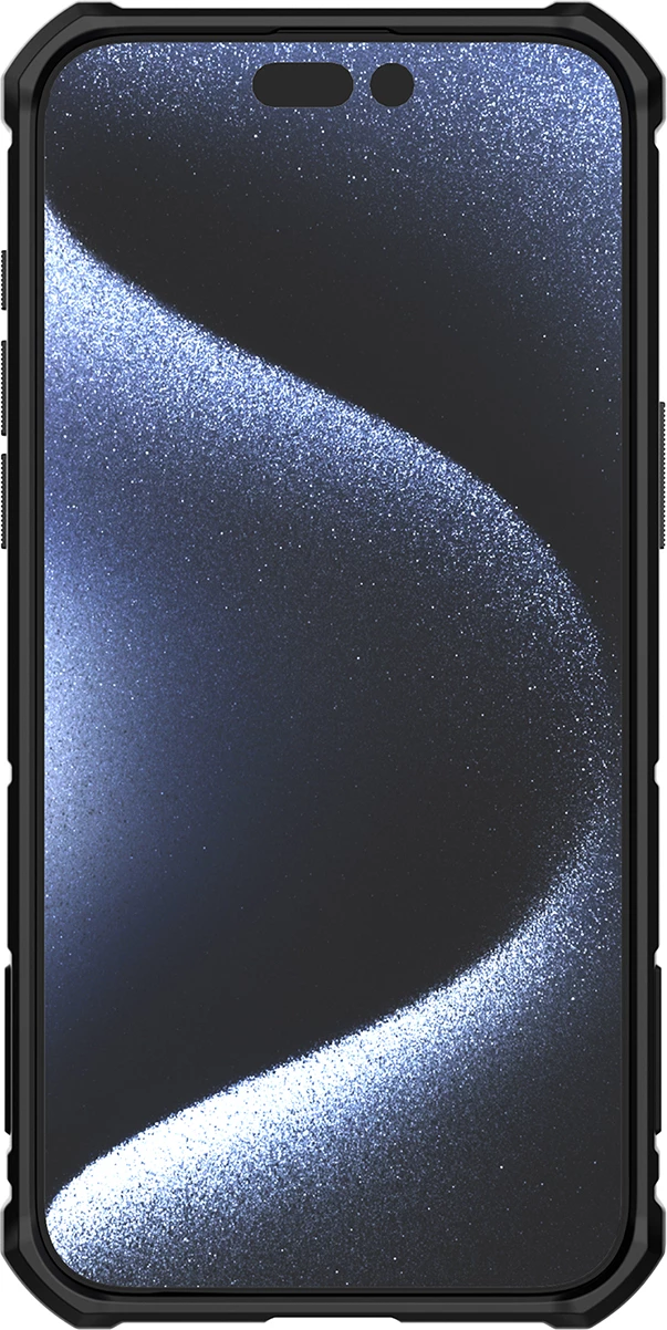 Mbështjellës Nillkin CamShield Armor për iPhone 15 Pro Max, i zi