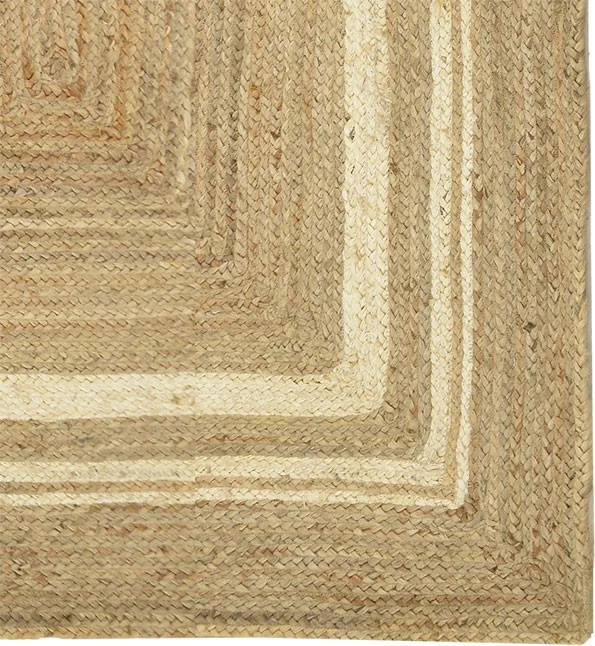 Qilim Mazir Inart, ngjyrë bezhë-ekru, jute, 120x180x1cm