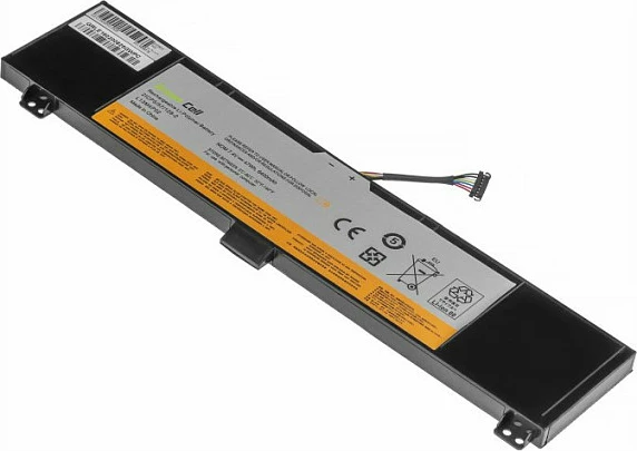 Bateri laptopi Green Cell për Lenovo Y50/Y70, 7.4V 6400mAh, e zezë