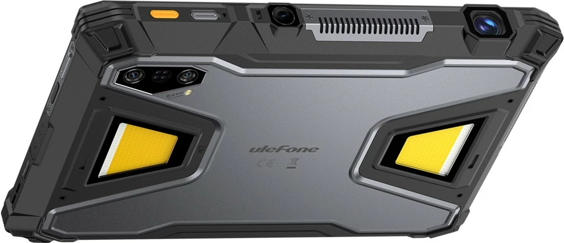 Tablet ULEFONE Armor Pad 5 Ultra 5G 11\" 12GB/512GB me projektor DLP 200LM IP69K, e zezë, set me mbajtëse