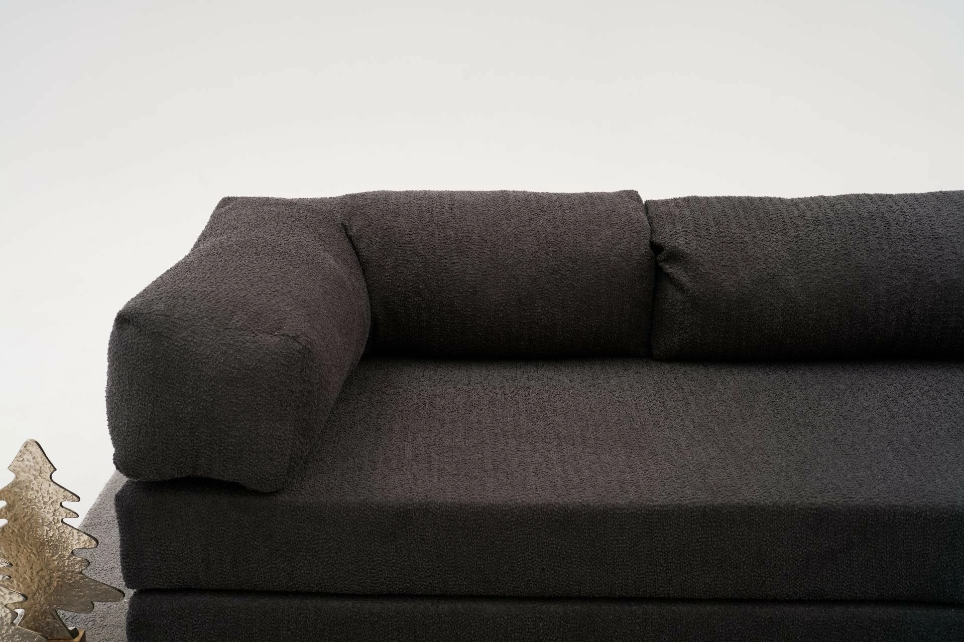 Kënd-sofë Atelier del Sofa, Comfort, ngjyrë antracit