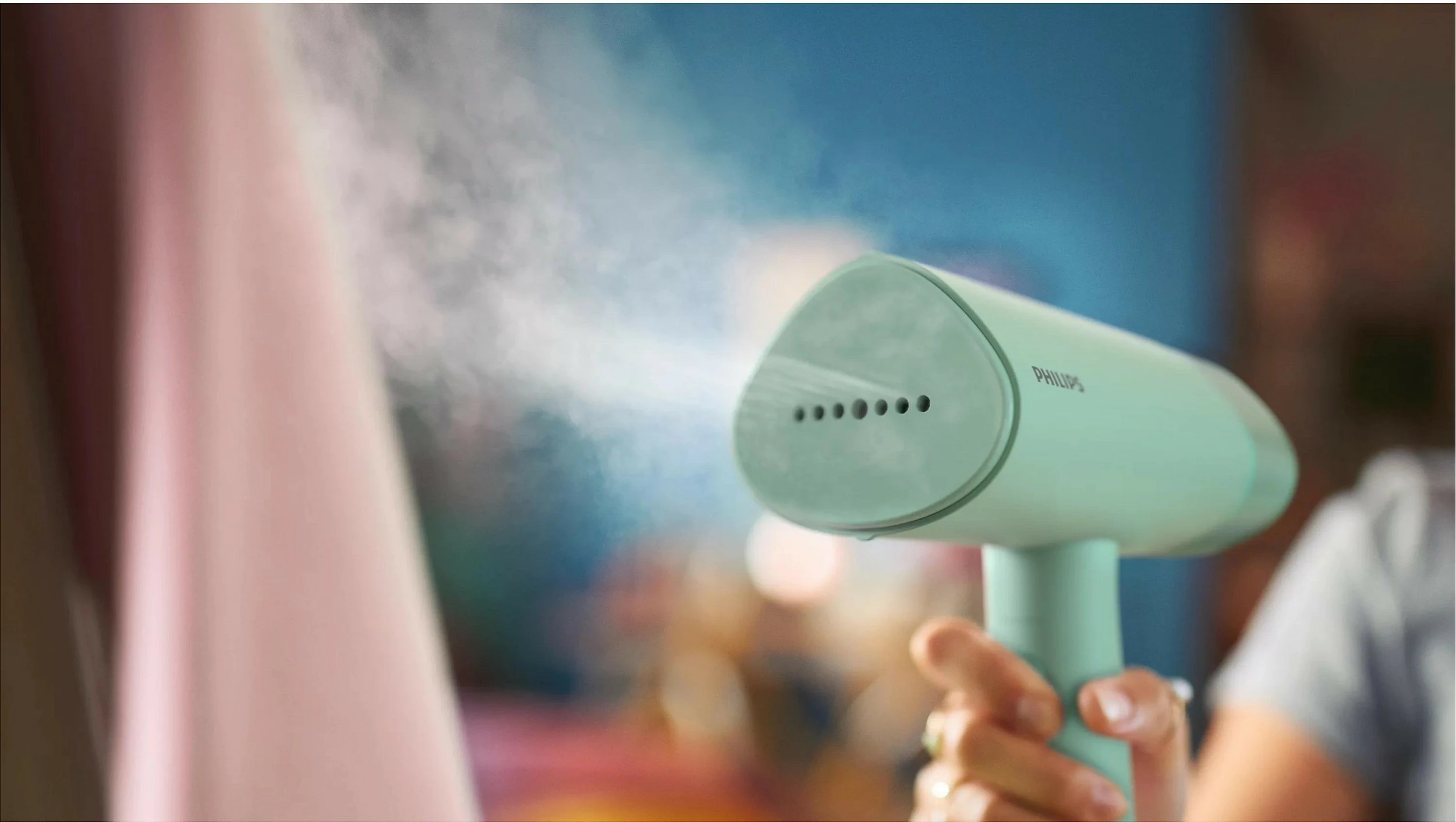 Hekur me avull dore Philips STH3010/70, 1000 W, 0.1 L, jeshile mente