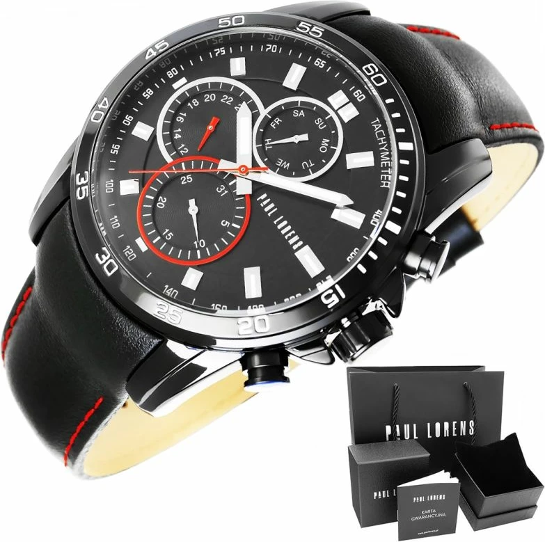 Orë dore për meshkuj Paul Lorens, e zezë