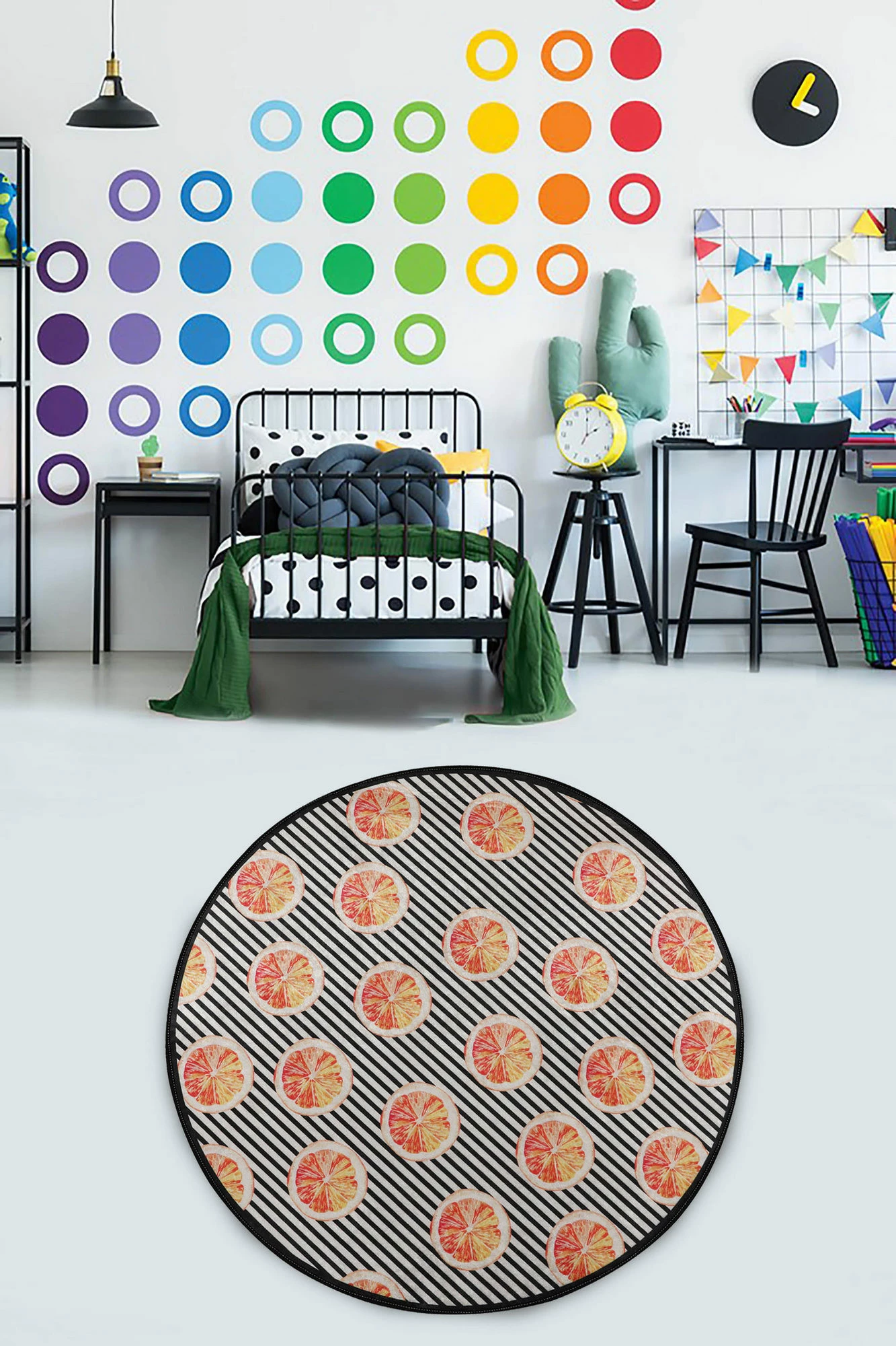 Tapet banjoje Mijölnir, Tranche Circle Djt 200, shumëngjyrësh, 200cm