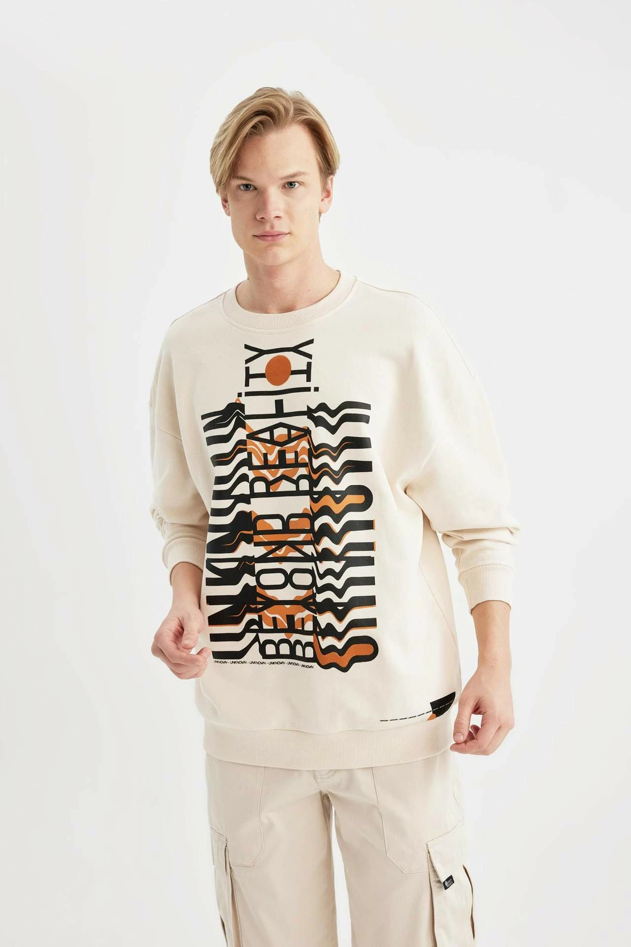 Duks DeFacto, oversize, bezhë