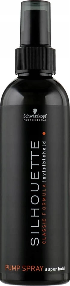 Llak për flokë për femra Schwarzkopf Professional Silhouette Super Hold Pumpspray Very Strong Fixing, 200ml