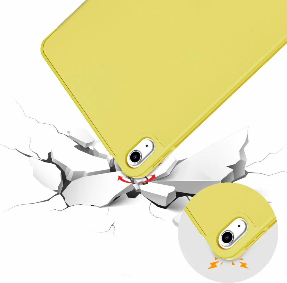 Mbështjellës Tech-Protect SC Pen për iPad 10.9" (2022), Silikon, e verdhë