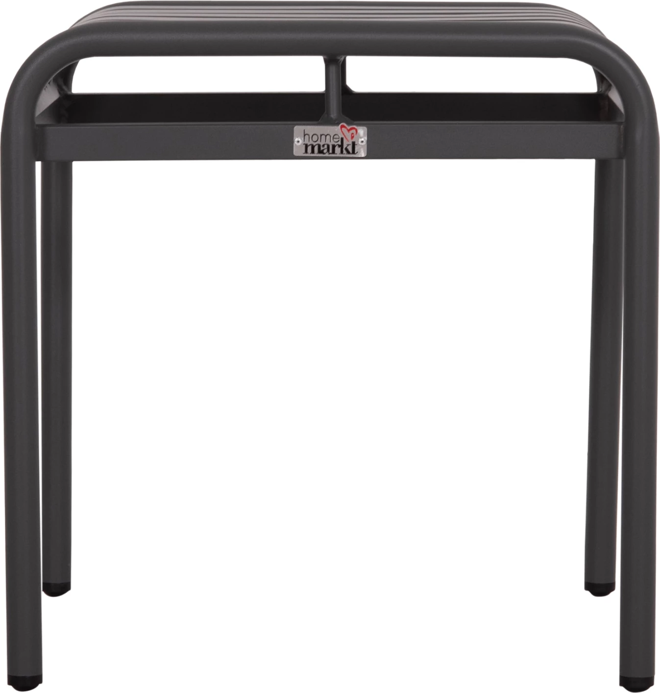 Stool i shkurtër alumini RACHEL, ngjyrë gri, FH6340.01, 45x45x46cm