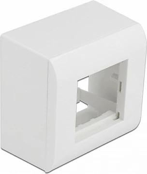 Kuti montimi murale DeLOCK Easy 45, 82x82 mm, 1 modul, e bardhë