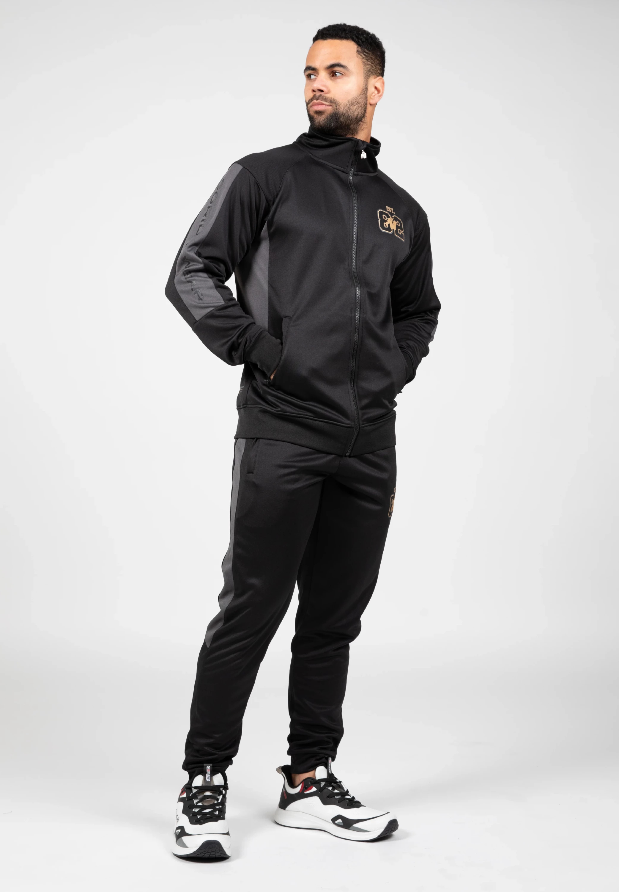 Devon Training Jacket - Black/Gray [Madhësia: 3XL]