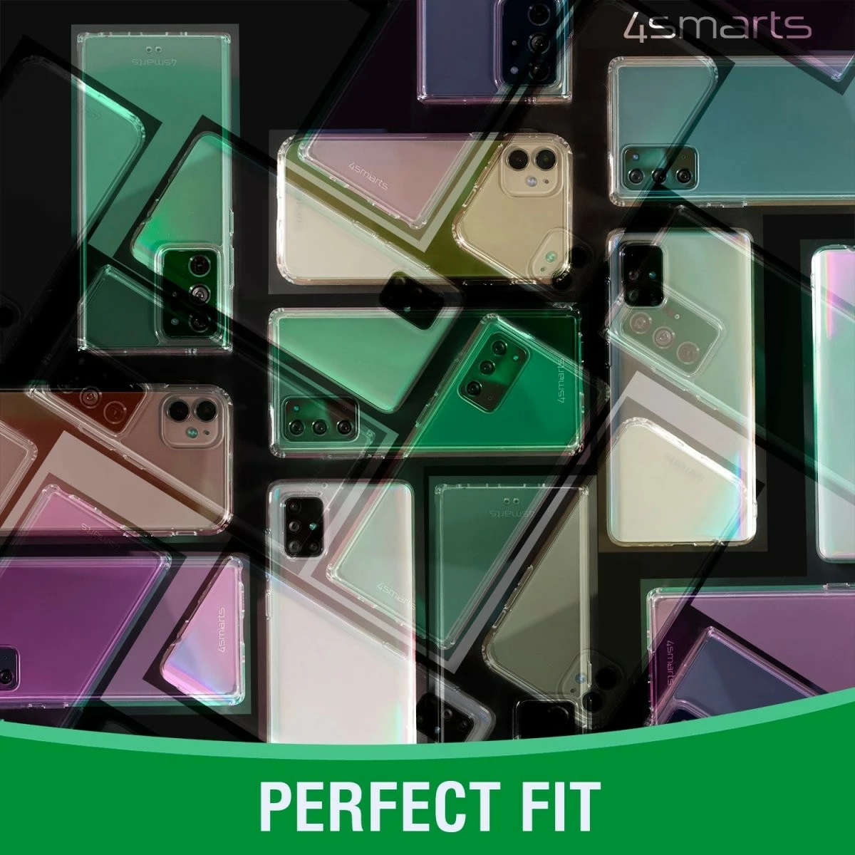 Mbështjellës 4smarts 360 Starter X-Pro Full Cover Glas për iPhone 14, transparent