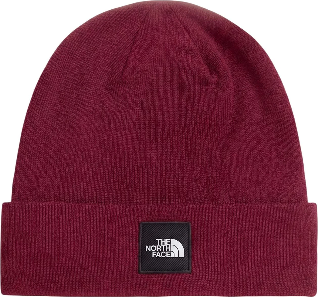 Kapelë beanie për meshkuj The North Face Dock Worker Rcycled BNE, bordo