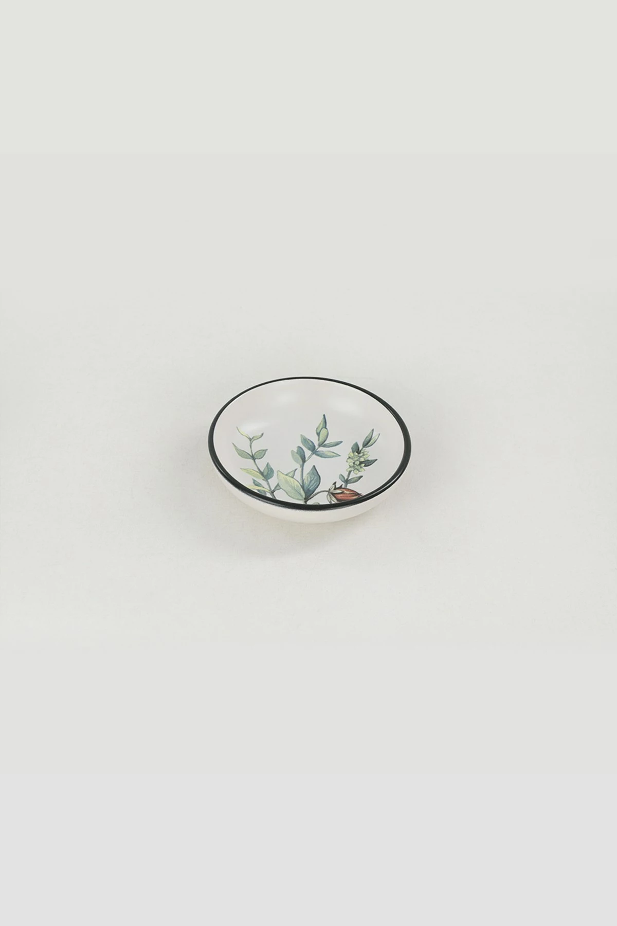 Set 6 copë tasë salce, qeramikë, Hermia Concept, të bardhë, jeshile, vjollcë, të zeza, ST489406F022AMD3600MAYD100