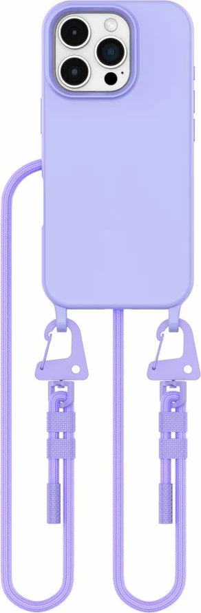 Mbështjellës Tech-Protect MagNecklace me litar për iPhone 16 Pro Max, Violet
