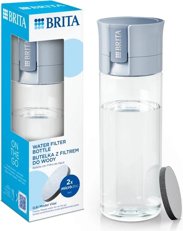 Shishe filtruese uji Brita Vital, 2L, e kaltër 