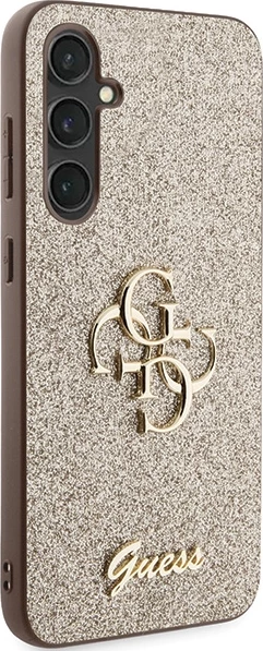 Mbështjellës Guess Glitter Script Big 4G për Samsung Galaxy S23 FE, TPU, Ari