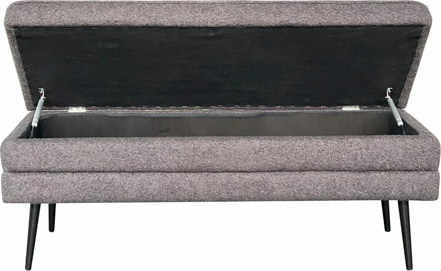 Shtol me hapësirë për ruajtje, ngjyrë gri, 110x40x44