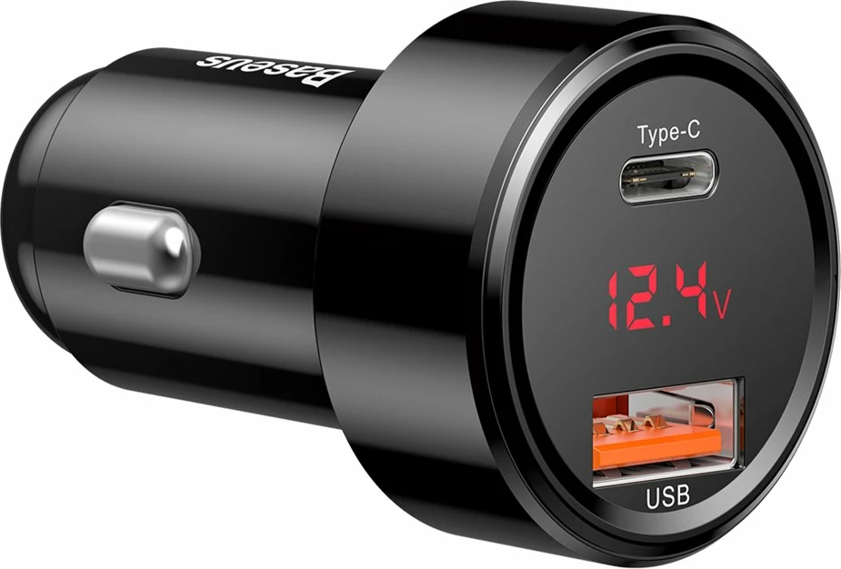 Karikues veture Baseus Magic Series PPS CCMLC20C-01, 45W, USB-C/USB-A, me ekran, zi