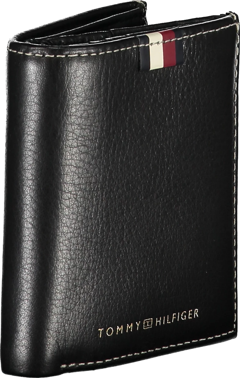 Portofol për meshkuj TOMMY HILFIGER, i zi