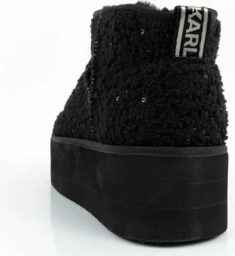 Çizme për femra Karl Lagerfeld, të zeza