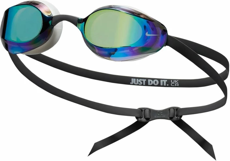 Syze noti Nike Vapor Mirrored për meshkuj dhe femra, blu dhe gri/argjendtë