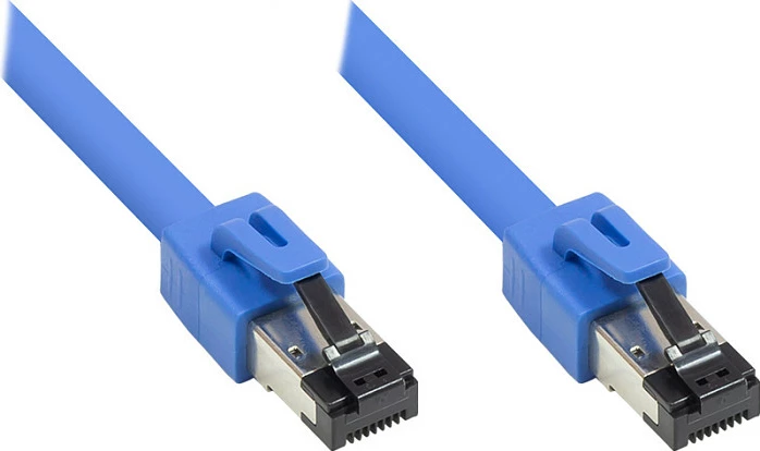 Kabllo rrjeti GoodConnections Cat 8.1 S/FTP RJ45 0.5m 40Gbps LSZH, kaltër