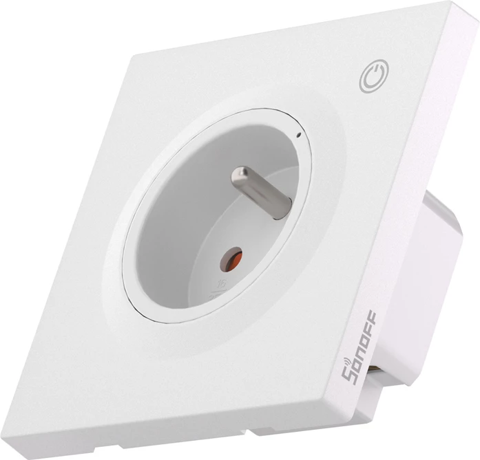 Prizë inteligjente muri Sonoff WS01TPE-E, Wi-Fi 2.4GHz, Matter, 16A/4000W, Type E, e bardhë