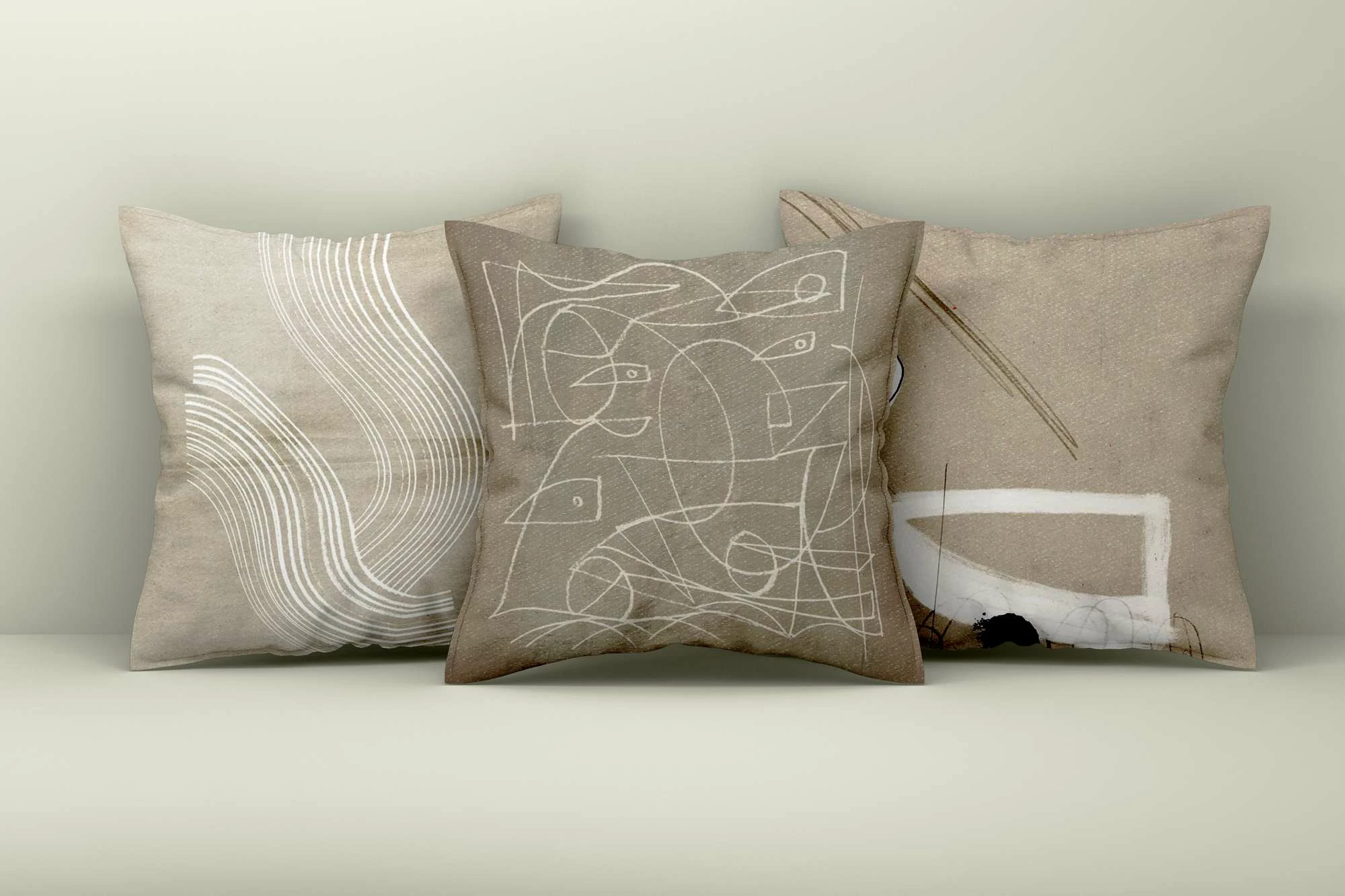 Set mbulesash për jastëkë (3 copë), dizajn Aberto, Asr_plw25 - 40