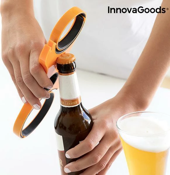 Hapëse multifunksionale InnovaGoods Kitchen Foodies 5-në-1, portokalli