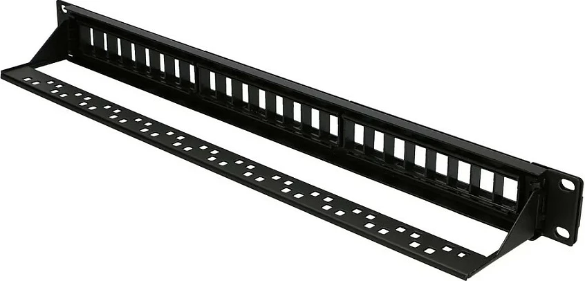 Patch panel Extralink 24-Port UTP, modular, 1U, 19", i zi