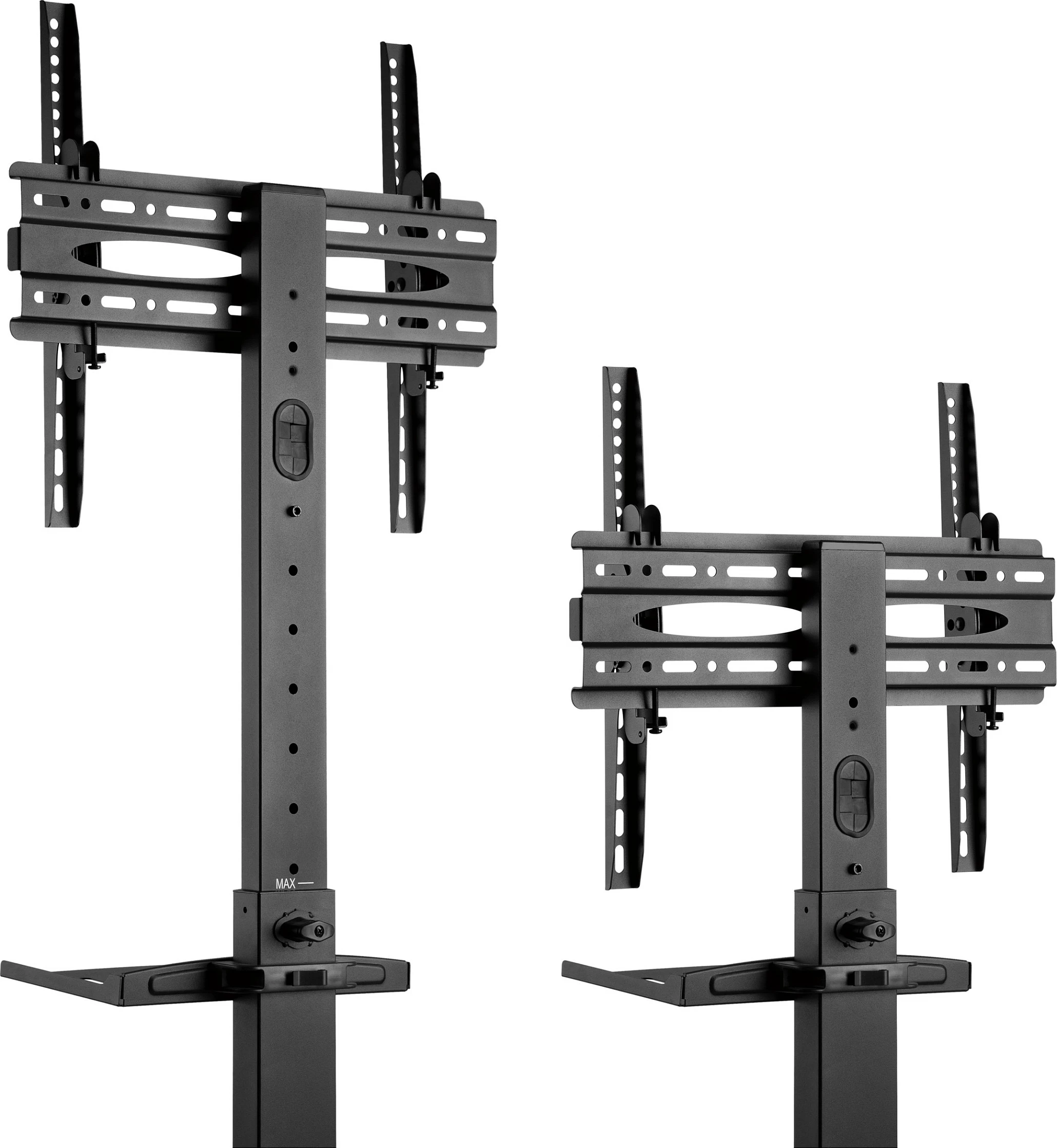Karrocë TV EQUIP 650607, 32"-55", VESA deri 400x400, 35 kg, e zezë