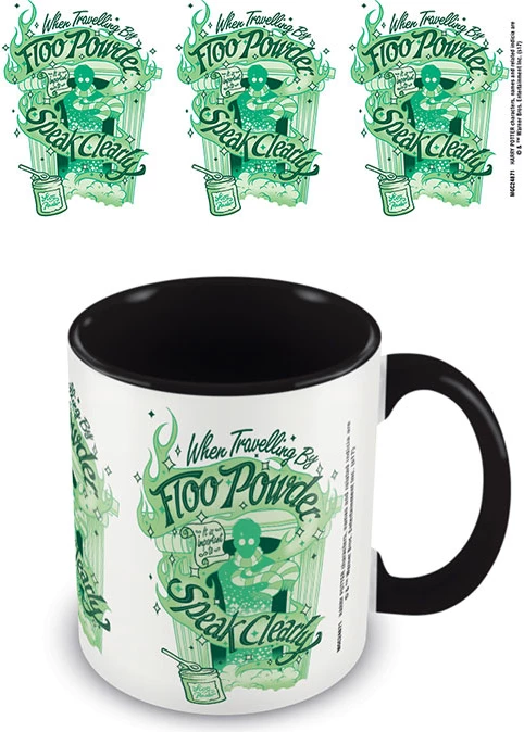Kupë Pyramid Harry Potter Floo Powder 315 ml, e zezë